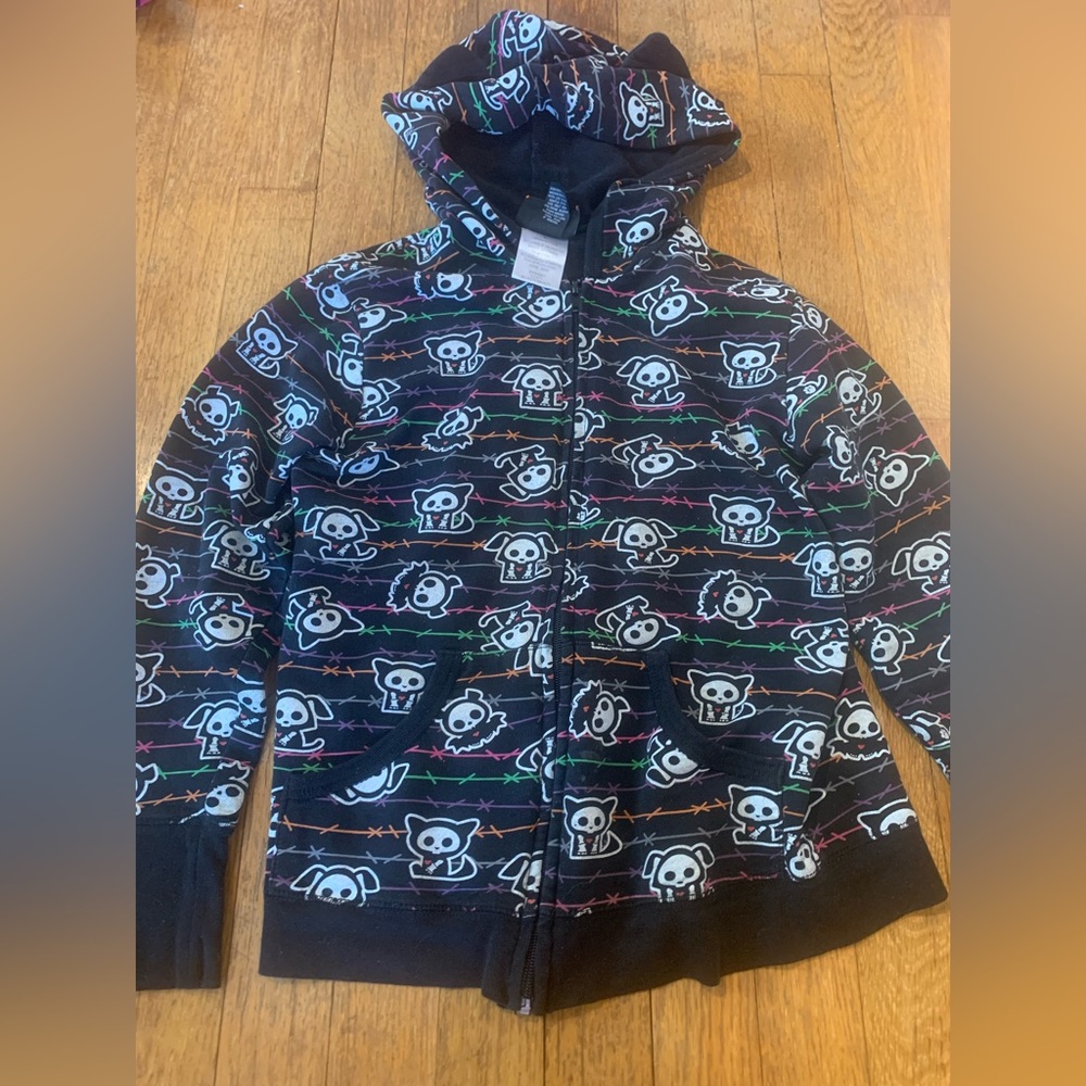 Skelanimals barbed wire hoodie